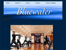 Tablet Screenshot of bluewateryoga.com